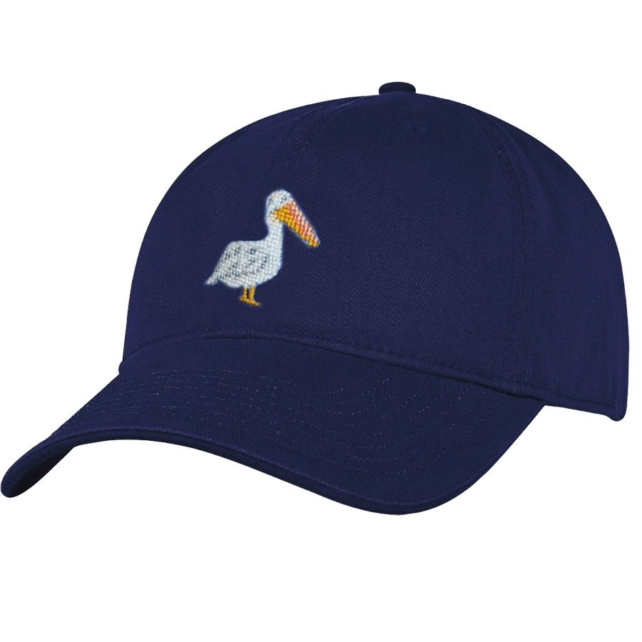 Pelican Needlepoint Hat by Smathers and Branson