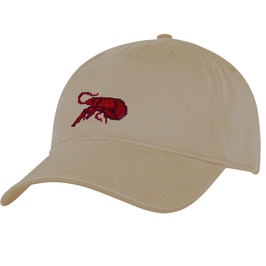 Crawfish Needlepoint Hat by Smathers and Branson