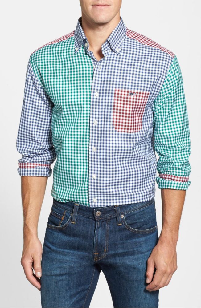 Multi Check Sport Shirt by Vineyard Vines